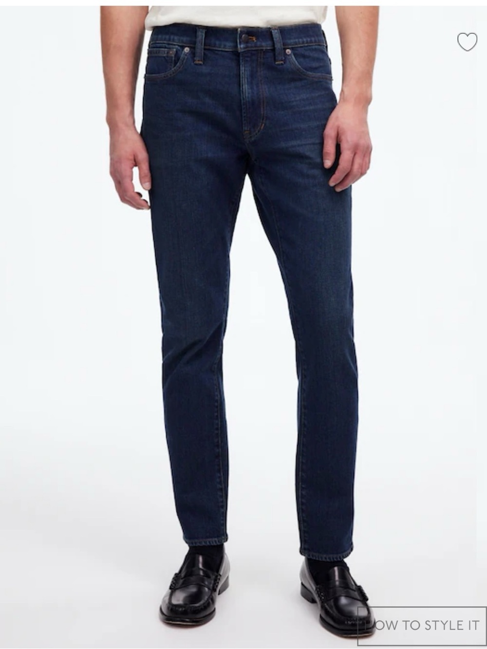 MADEWELL NWT Mens Slim Authentic Flex Stratfield Wash Jeans sz 33x32 NA991